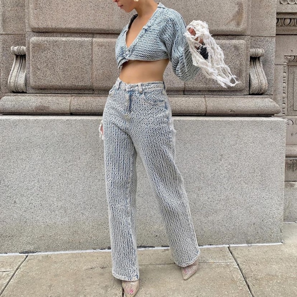 Denim Fringe Outfit